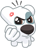 Смайлик «2» из набора «vkDog» смайлик