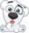 Смайлик «20» из набора «vkDog» смайлик