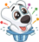 Смайлик «27» из набора «vkDog» смайлик