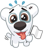 Смайлик «34» из набора «vkDog» смайлик