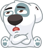 Смайлик «43» из набора «vkDog» смайлик