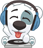 Смайлик «6» из набора «vkDog» смайлик