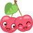 Смайлик «8» из набора «vkFruit» смайлик