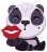 Смайлик «8» из набора «vkPanda» смайлик
