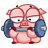 Смайлик «42» из набора «vkPig» смайлик