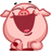 Смайлик «8» из набора «vkPig» смайлик