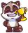 Смайлик «14» из набора «vkRaccoon» смайлик