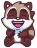 Смайлик «27» из набора «vkRaccoon» смайлик