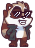 Смайлик «3» из набора «vkRaccoon» смайлик