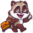 Смайлик «36» из набора «vkRaccoon» смайлик