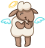 Смайлик «12» из набора «vkSheep» смайлик