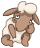 Смайлик «21» из набора «vkSheep» смайлик