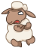 Смайлик «24» из набора «vkSheep» смайлик