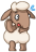 Смайлик «28» из набора «vkSheep» смайлик