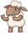 Смайлик «3» из набора «vkSheep» смайлик