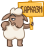 Смайлик «32» из набора «vkSheep» смайлик