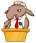 Смайлик «35» из набора «vkSheep» смайлик